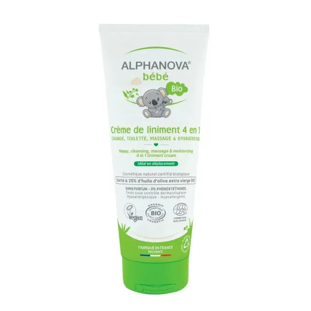 Alphanova crème de liniment bébé bio 200ml